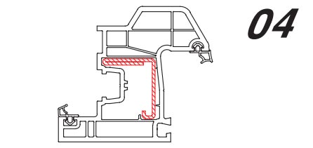 قیمت پروفیل وین تک UPVC پروفیل لنگه دکوراتیو